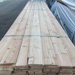 Ca. 125x Douglas veer en groef, 18x145mm, lengte 500cm